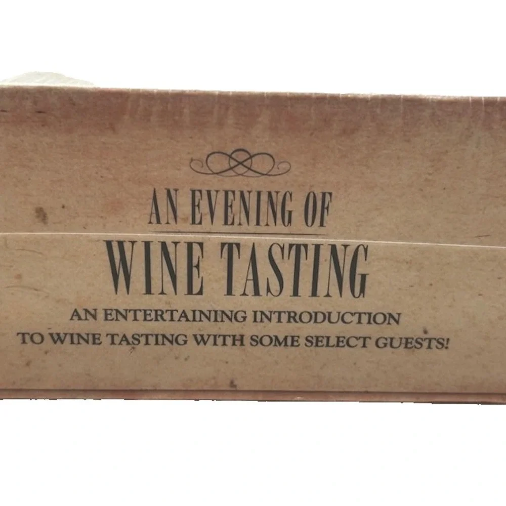An Evening Of Wine‎ Tasting 8 Person Wine Tasting Guest Hosting Event Kit - NEW